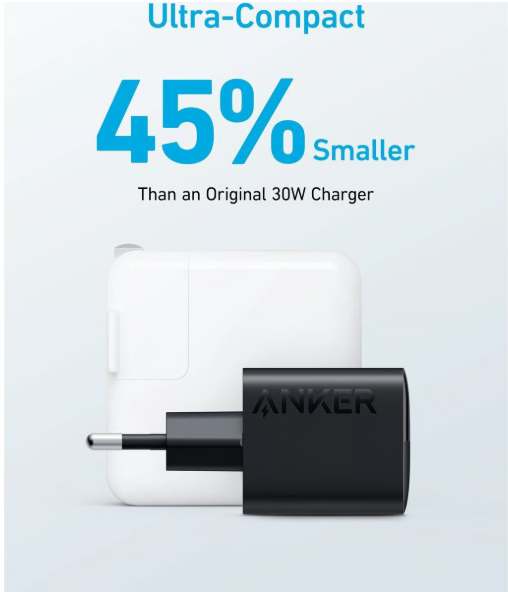 Anker 323 Snellader 33W Zwart