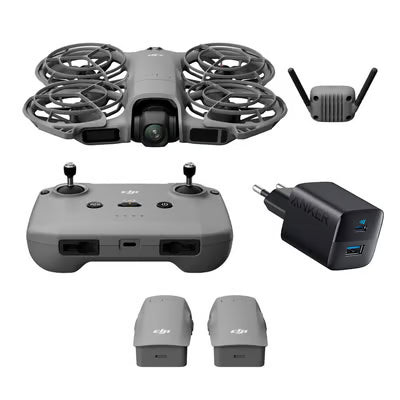DJI Neo 2 Fly More Combo + Anker 323 Snellader 33W Zwart