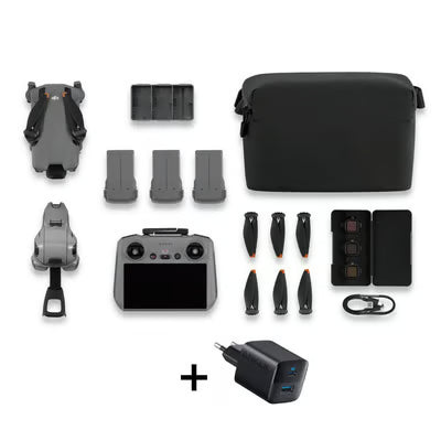 DJI Mini 5 Pro drone Fly More Combo (met RC-2) + Anker 323 Snellader