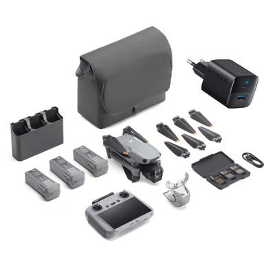 DJI Air 3S drone Fly More Combo (met RC-2 controller) + Anker 323 Snellader 33W Zwart