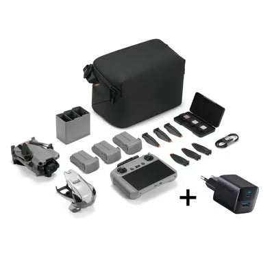 DJI Mini 5 Pro drone Fly More Combo (met RC-2) + Anker 323 Snellader